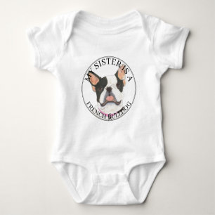 Body Chien-taureau français noir et blanc Grande Soeur