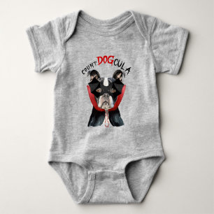 Body Chien vampire d'Halloween de Boston Terrier drôle