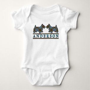 Body Chiens de Scottie de tartan d'Anderson de clan