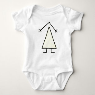 Body Chiffre de bâton pour fille - Robe jaune