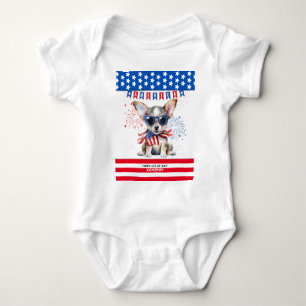 Body Chihuahua Happy 4 juillet Amérique patriotique USA