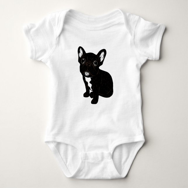 Body Chiot Brindle mignon de Frenchie (Devant)