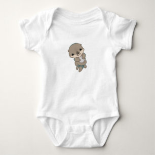 Body Chiot mignon de loutre de bébé