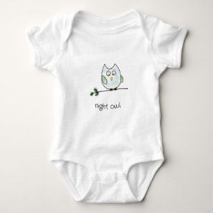 Body Chouette nocturne adorable