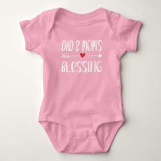 Body Christelijke bébé Romper - Papa & Maman Bénédictio