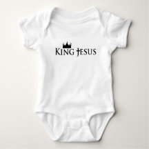 Christian King Jesus Cross et Crown Baby Gift