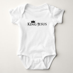 Body Christian King Jesus Cross et Crown Baby Gift