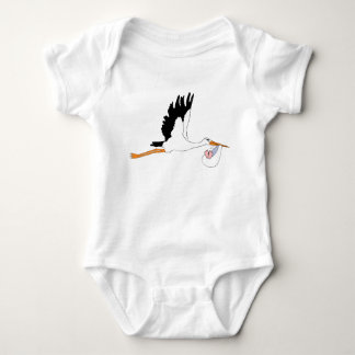 Body Cigogne livrant le bébé