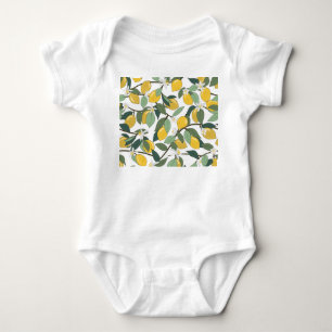 Body Citrons Jaunes, Impression Tropicale Sans Fil.