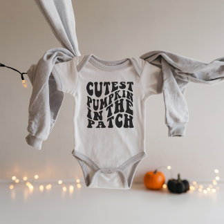 Body Citrouille le plus mignon dans la bodysuit Patch B