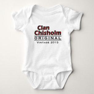 Body Clan Chisholm Personnaliser Vintage Votre annivers