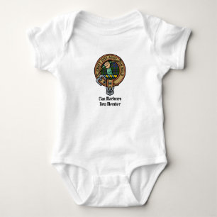 Body Clan MacInnes Crest sur Tartan