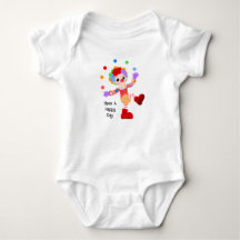Clown Baby Bodysuit
