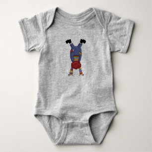 Body Clown de cirque faisant main basse