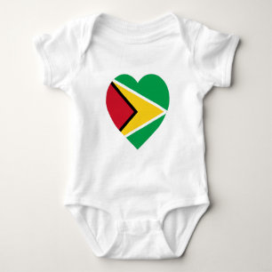 Body Coeur de drapeau de la Guyane