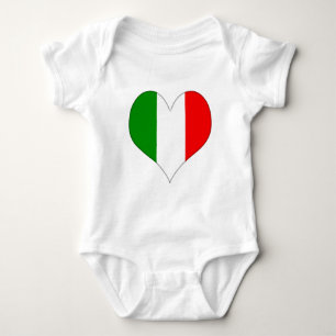Body Coeur du drapeau italien
