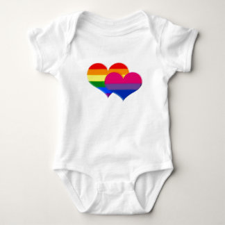 Body Coeurs de pastel de fierté de Bi de LGBT
