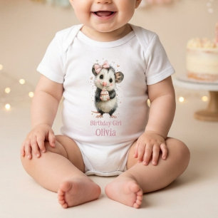 Body Combinaison anniversaire de l'opossum • Tenue d'an