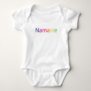 Body Combinaison arc-en-ciel Namaste en coton biologiqu