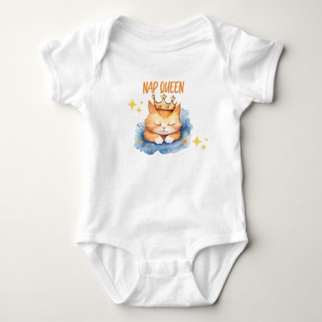 Body Combinaison bébé à thème chat (Devant)