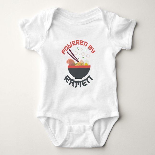 Body Combinaison Bébé Alimenté Par Ramen (Devant)