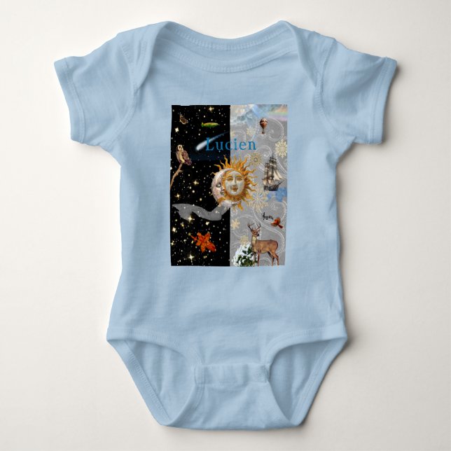 Body Combinaison bébé Cosmic Winter (Devant)