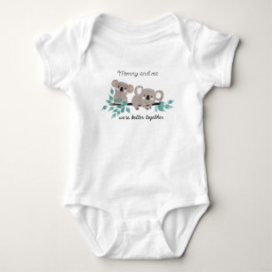 Body Combinaison bébé couleur eau pour ours koala