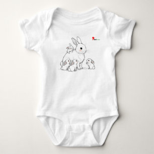 Body Combinaison bébé Mama Bunny & Babies