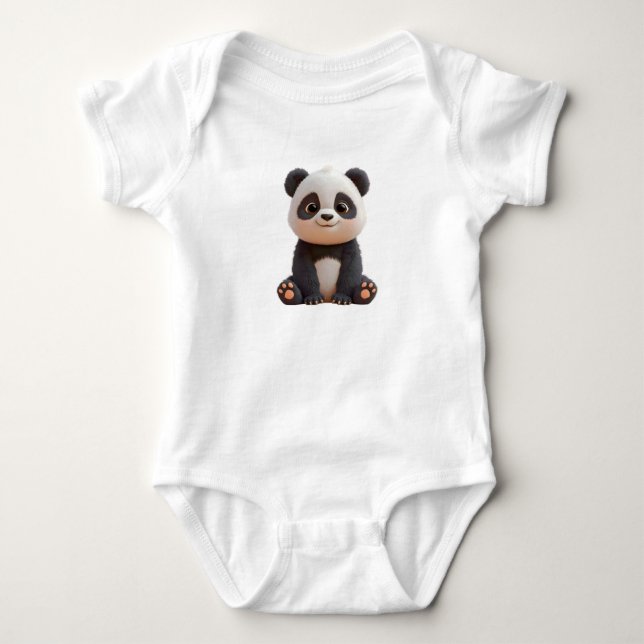 Body Combinaison bébé panda mignon (Devant)