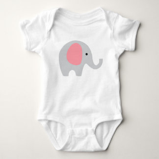 Body Combinaison de bébé avec l'éléphant gris et les