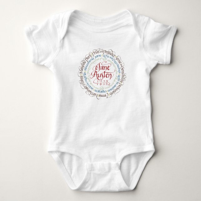 Body Combinaison de bébé - drames de période de Jane (Devant)