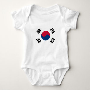 Body Combinaison de bébé patriotique avec drapeau Corée