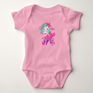 Body Combinaison de naissance pour fille en forme de si