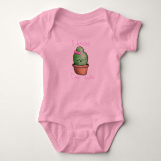 Body Combinaison de tutu de bébé, cactus mignon rose