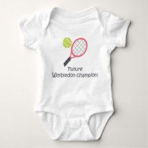 Combinaison drôle mignonne de tennis de bébé de