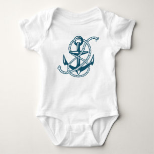 Body Combinaison du Jersey de bébé d'Ancre