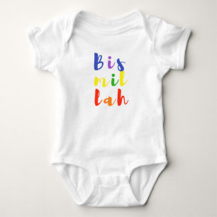 Body Combinaison du Jersey de bébé de Bismillah