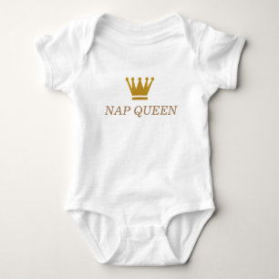 Body Combinaison du Jersey de bébé de la Reine de pet