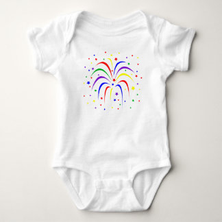 Body Combinaison du Jersey de feux d'artifice de bébé