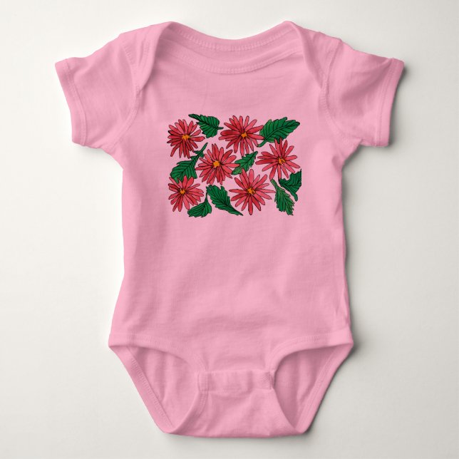 Body Combinaison Fleurs (Devant)