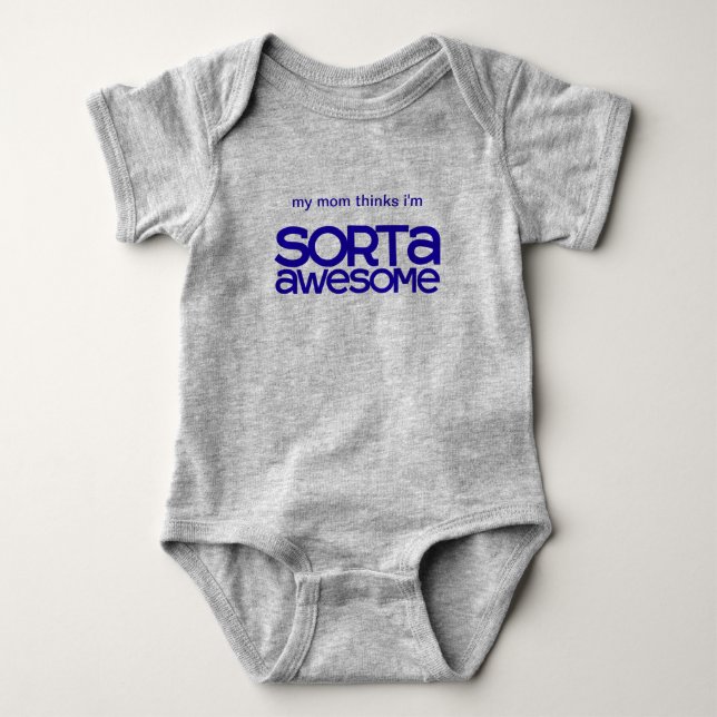 Body Combinaison impressionnante de bébé de Sorta (Devant)