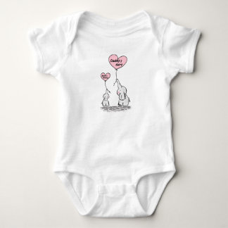 Body Combinaison pour bébé : Fille à papa Princesse à m