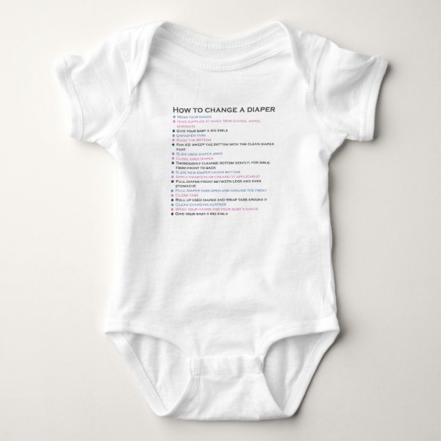 Body Comment changer un maillot de bébé de couche (Devant)