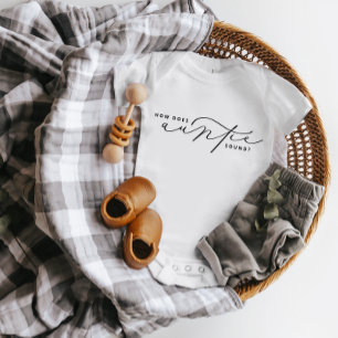 Body Comment Tante Sound Baby Faire-part Cadeau