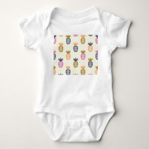 Body Conception de motif vintage ananas sans couture