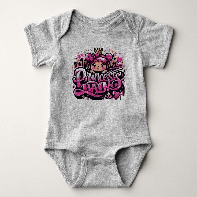Body conception de princesse pour filles (Devant)