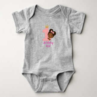 Body Conception Princesse Rose pour 1er Anniversaire