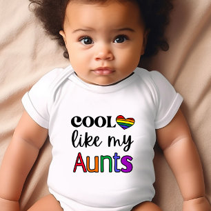 Body Cool Comme Mes Aunts Fierté LGBTQ Bodysuit bébé