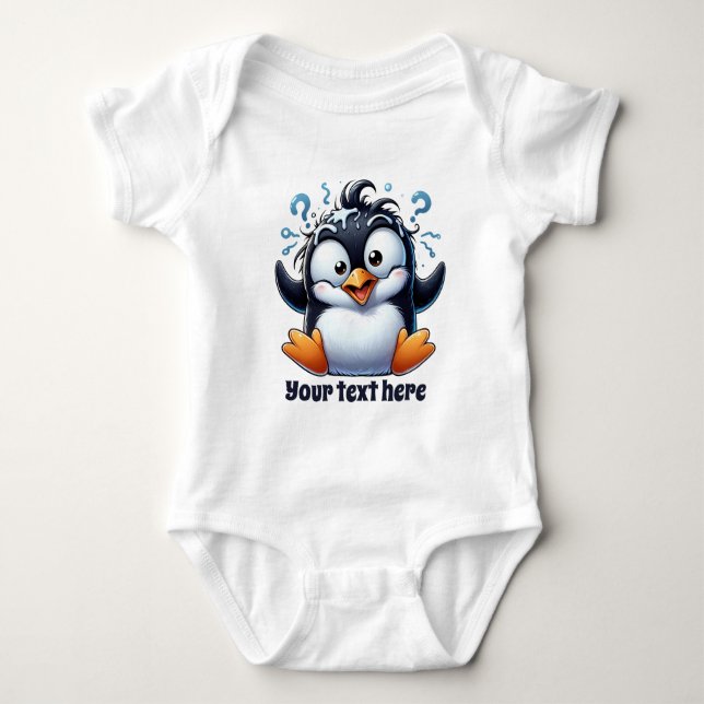 Body Cool plage pingouin unisex ajouter du texte (Devant)