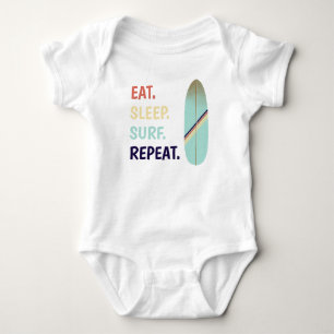 Body Cool Retro Vintage Blue Surboard Surf